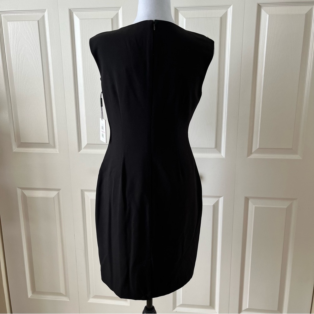 Calvin Klein Black Ruffle Mini Dress - Picture 3 of 4